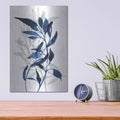 'Botanical Blues II' by Bluebird Barn – Metal Wall Art, 12x16 room view
