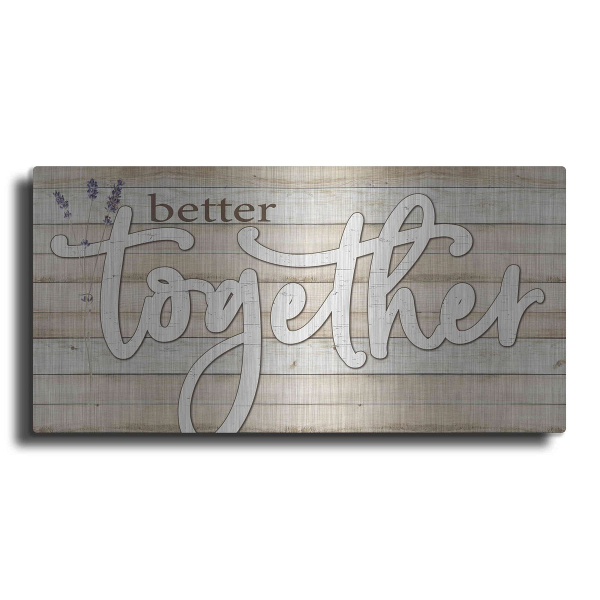 'Better Together' by Susie Boyer – Metal Wall Art