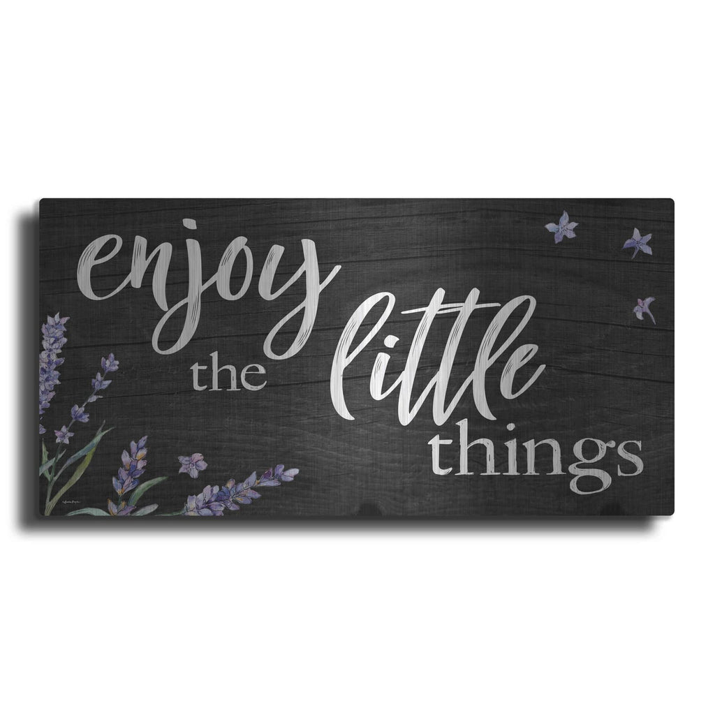 'Enjoy the Little Things' by Susie Boyer – Metal Wall Art