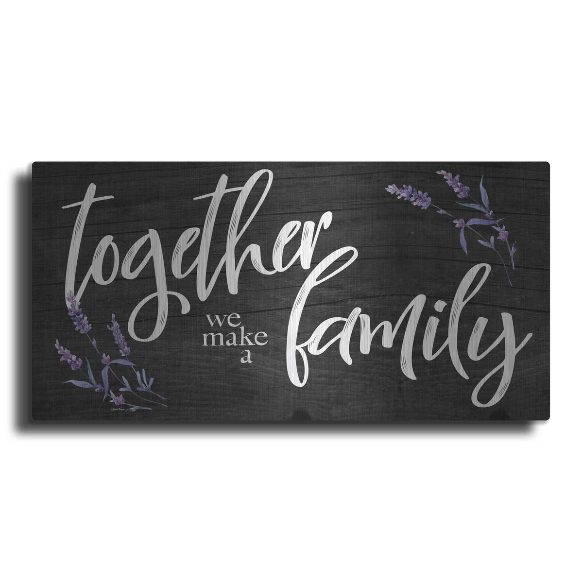 'Together We Make a Family' by Susie Boyer – Metal Wall Art