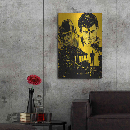 Luxe Metal Art 'Psycho' by Giuseppe Cristiano, Metal Wall Art,24x36