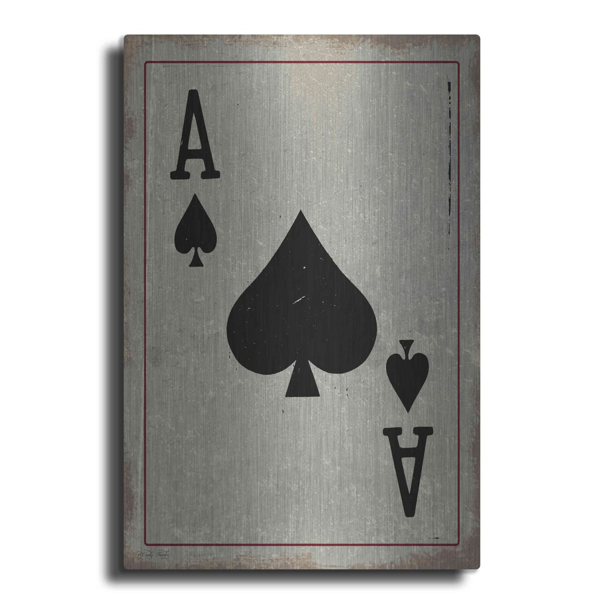 'Ace of Spades' by Cindy Jacobs – Metal Wall Art