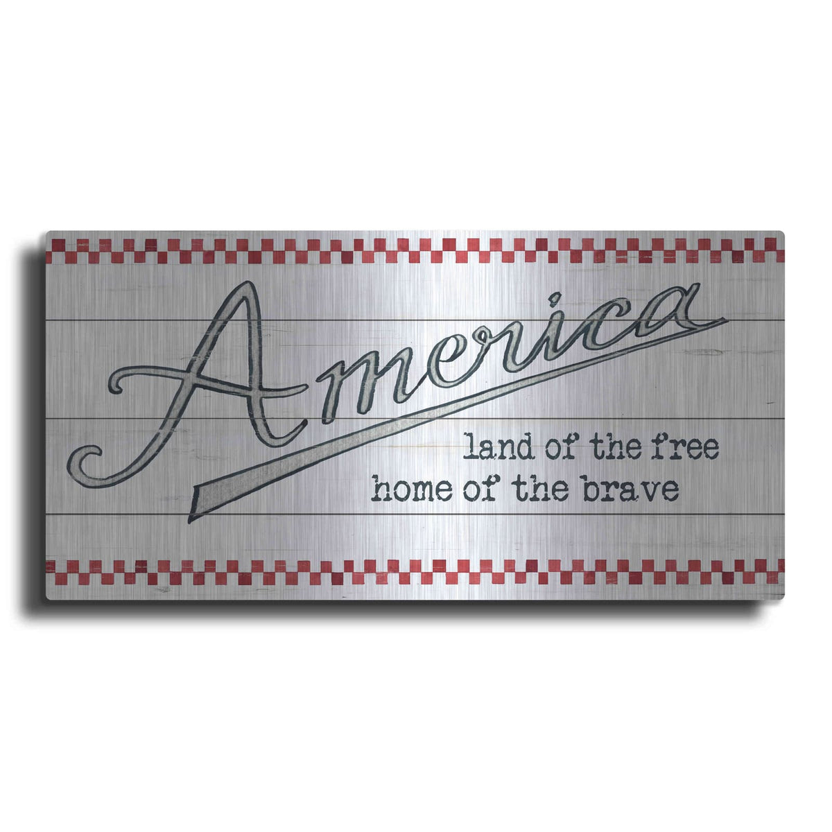 'America - Land of the Free' by Cindy Jacobs – Metal Wall Art