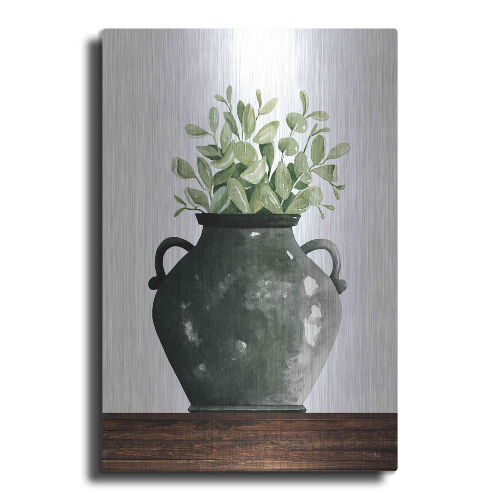 'Black Pot' by Cindy Jacobs – Metal Wall Art