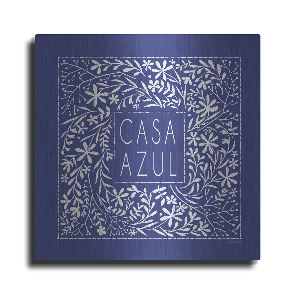 'Casa Azul' by Cindy Jacobs – Metal Wall Art