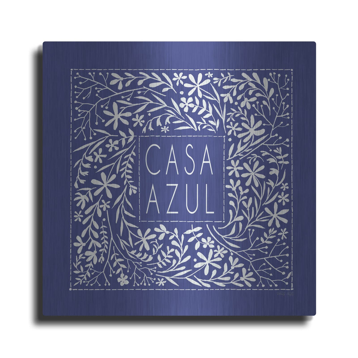 'Casa Azul' by Cindy Jacobs – Metal Wall Art