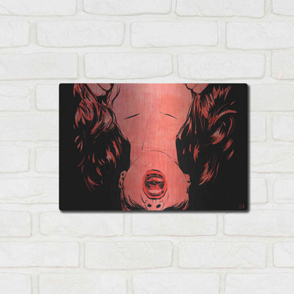 Luxe Metal Art 'O' by Giuseppe Cristiano, Metal Wall Art,16x12