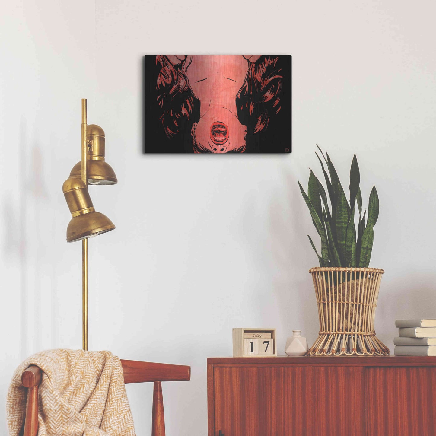 Luxe Metal Art 'O' by Giuseppe Cristiano, Metal Wall Art,24x16