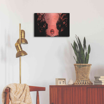 Luxe Metal Art 'O' by Giuseppe Cristiano, Metal Wall Art,24x16