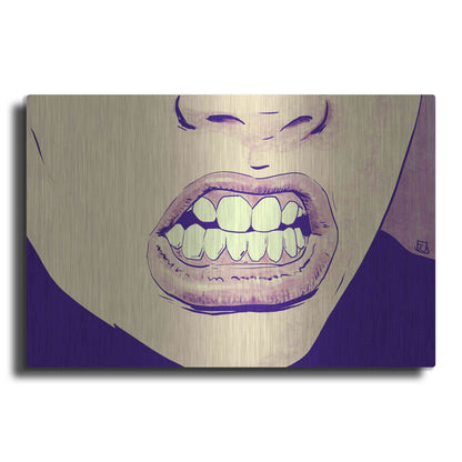 Luxe Metal Art 'GRRR' by Giuseppe Cristiano, Metal Wall Art