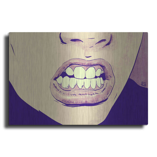 Luxe Metal Art 'GRRR' by Giuseppe Cristiano, Metal Wall Art