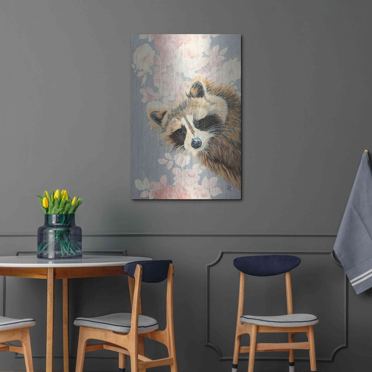 'Mischievous Mac' by Diane Fifer – Metal Wall Art, 24x36 room view