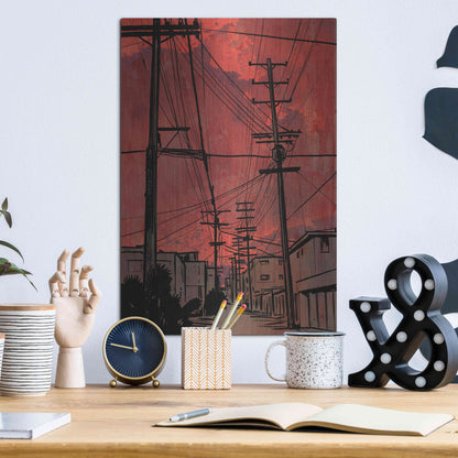 Luxe Metal Art 'Wires 3' by Giuseppe Cristiano, Metal Wall Art,12x16