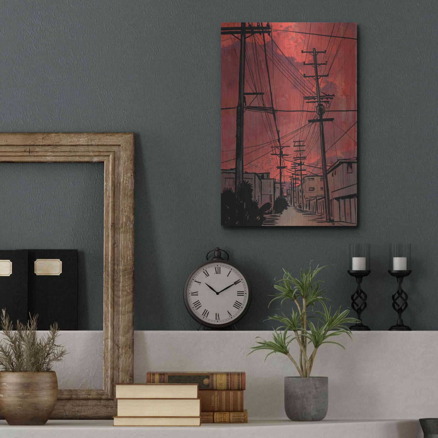 Luxe Metal Art 'Wires 3' by Giuseppe Cristiano, Metal Wall Art,12x16