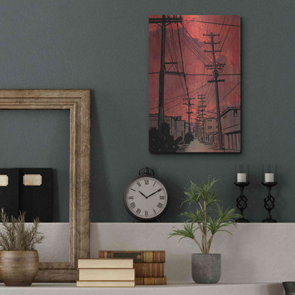 Luxe Metal Art 'Wires 3' by Giuseppe Cristiano, Metal Wall Art,12x16