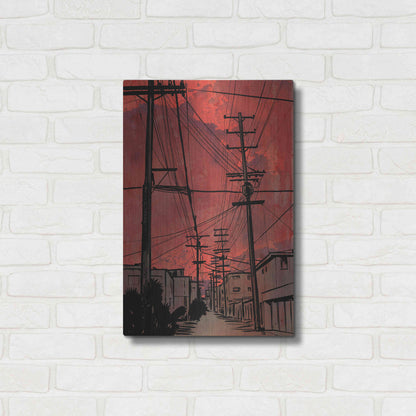 Luxe Metal Art 'Wires 3' by Giuseppe Cristiano, Metal Wall Art,16x24