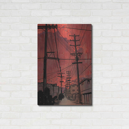 Luxe Metal Art 'Wires 3' by Giuseppe Cristiano, Metal Wall Art,24x36