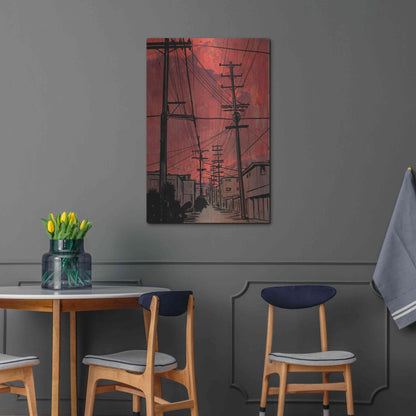 Luxe Metal Art 'Wires 3' by Giuseppe Cristiano, Metal Wall Art,24x36