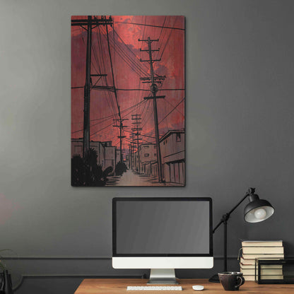 Luxe Metal Art 'Wires 3' by Giuseppe Cristiano, Metal Wall Art,24x36