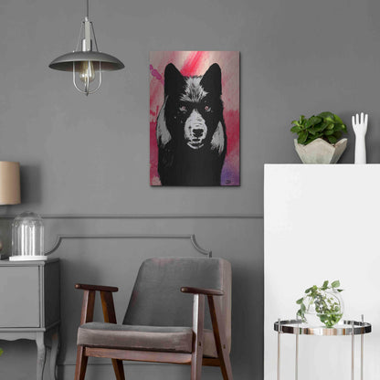 Luxe Metal Art 'Wolf' by Giuseppe Cristiano, Metal Wall Art,16x24