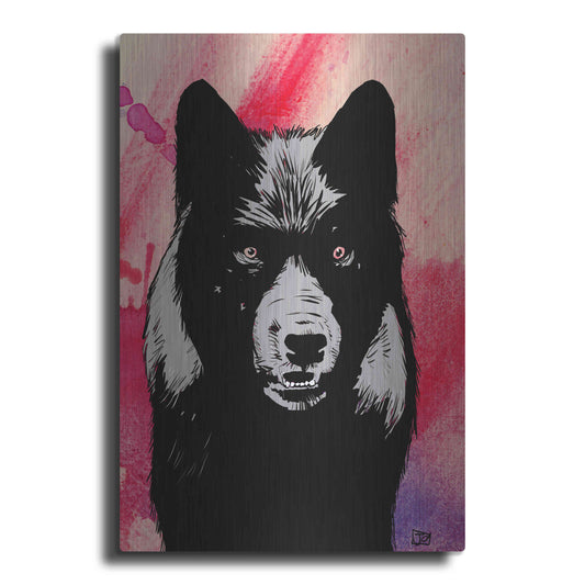 Luxe Metal Art 'Wolf' by Giuseppe Cristiano, Metal Wall Art