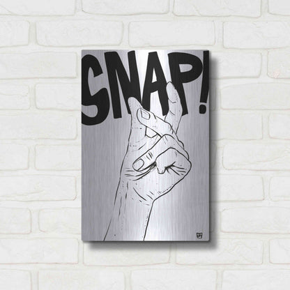 Luxe Metal Art 'Snap' by Giuseppe Cristiano, Metal Wall Art,12x16