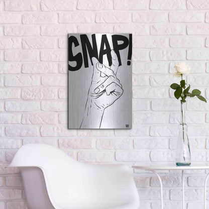 Luxe Metal Art 'Snap' by Giuseppe Cristiano, Metal Wall Art,16x24