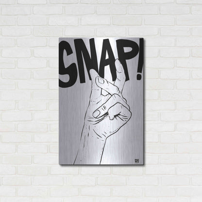 Luxe Metal Art 'Snap' by Giuseppe Cristiano, Metal Wall Art,24x36