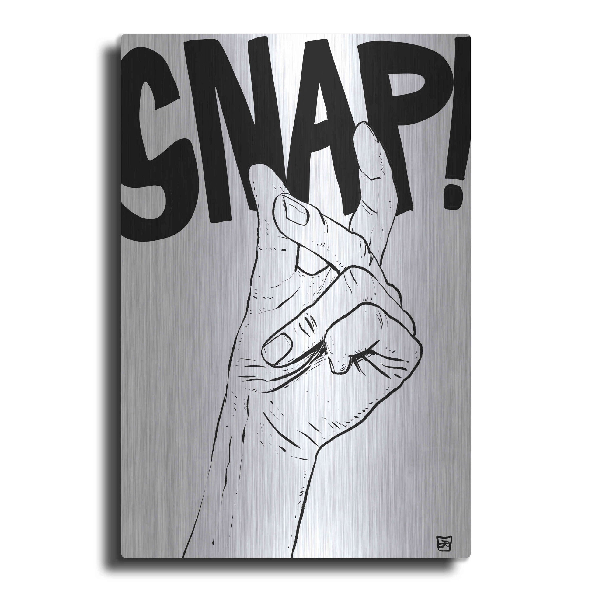 Luxe Metal Art 'Snap' by Giuseppe Cristiano, Metal Wall Art