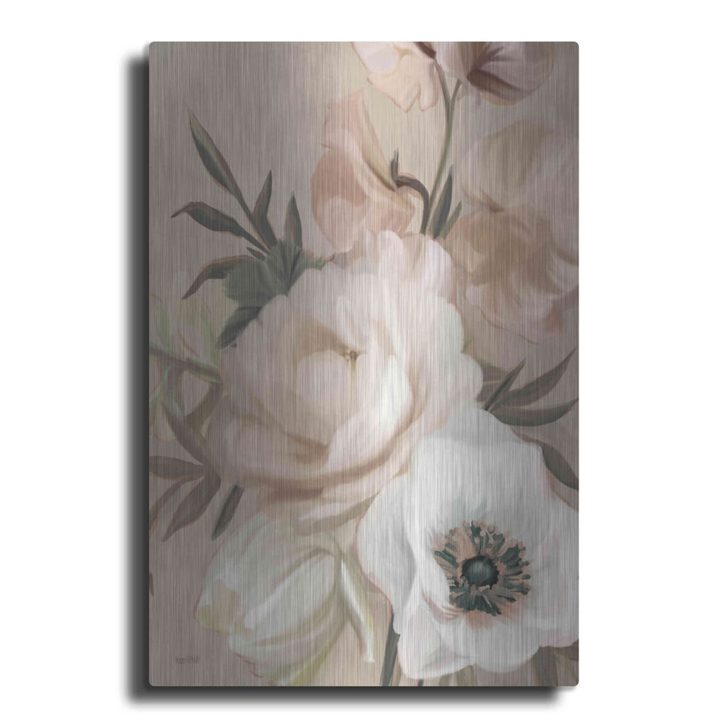 'Blush Peony Bouquet' by House Fenway – Metal Wall Art