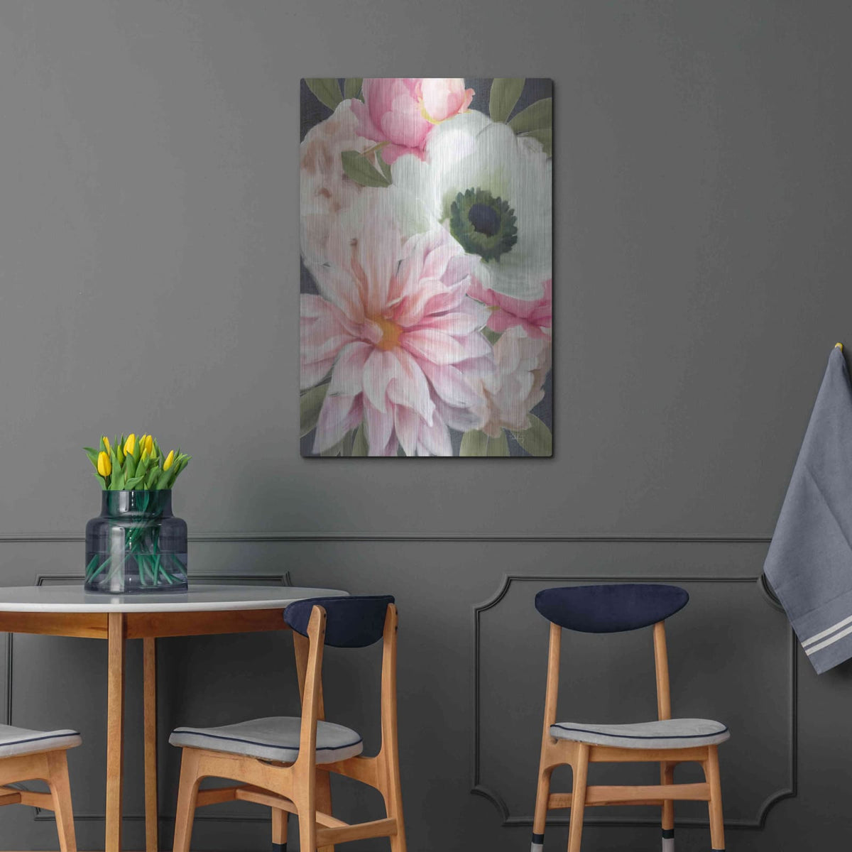 'Pink Spring Mix' by Heidi Kuntz – Metal Wall Art, 24x36 room view