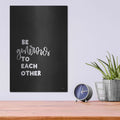 'Be Generous' by Jaxn Blvd – Metal Wall Art, 12x16 room view
