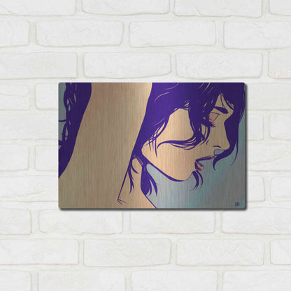 Luxe Metal Art 'Image 153' by Giuseppe Cristiano, Metal Wall Art,16x12