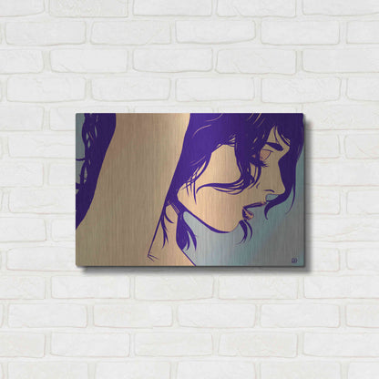 Luxe Metal Art 'Image 153' by Giuseppe Cristiano, Metal Wall Art,24x16