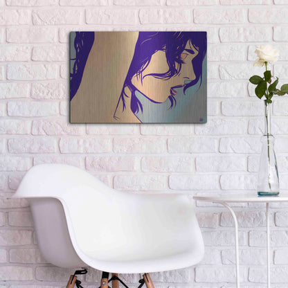 Luxe Metal Art 'Image 153' by Giuseppe Cristiano, Metal Wall Art,24x16