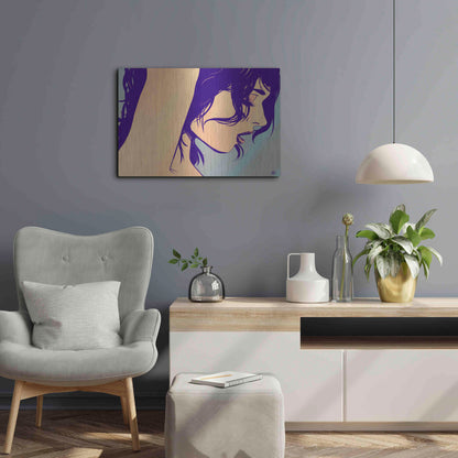 Luxe Metal Art 'Image 153' by Giuseppe Cristiano, Metal Wall Art,24x16