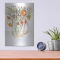 'Buttermilk Farm Florals' by Jessica Mingo – Metal Wall Art, 12x16 room view