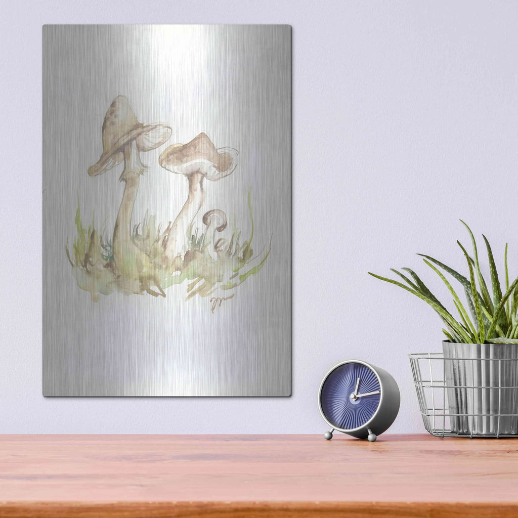 'Fall Mushrooms' by Jessica Mingo – Metal Wall Art, 12x16 room view
