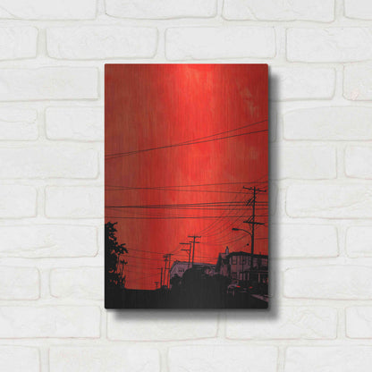 Luxe Metal Art 'Cars 12' by Giuseppe Cristiano, Metal Wall Art,12x16