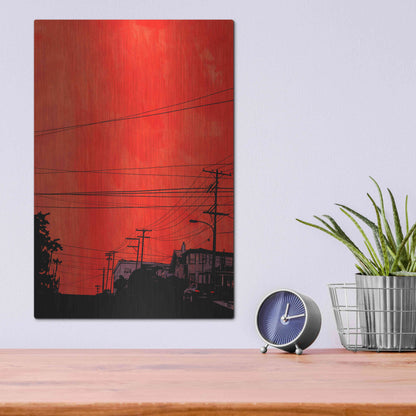 Luxe Metal Art 'Cars 12' by Giuseppe Cristiano, Metal Wall Art,12x16