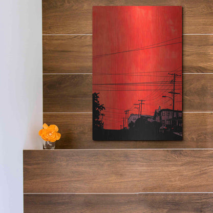 Luxe Metal Art 'Cars 12' by Giuseppe Cristiano, Metal Wall Art,12x16