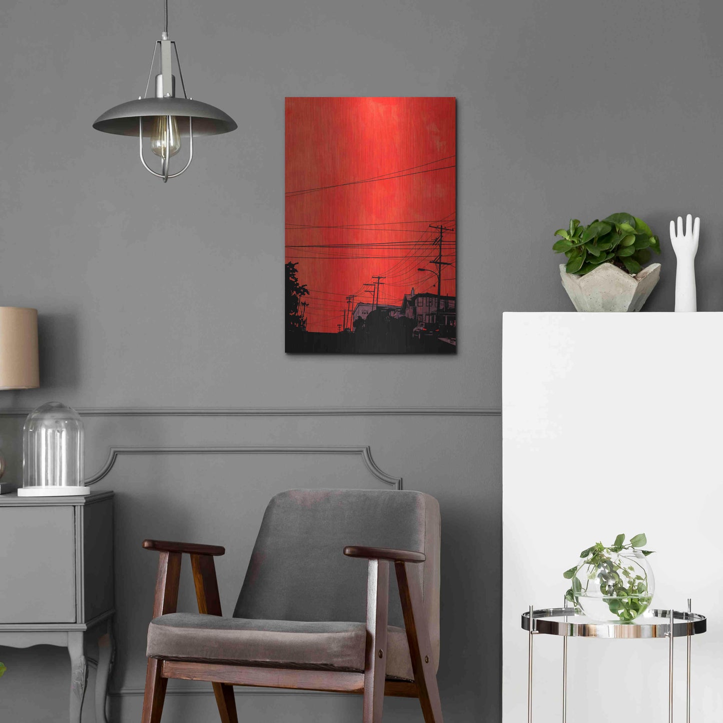 Luxe Metal Art 'Cars 12' by Giuseppe Cristiano, Metal Wall Art,16x24