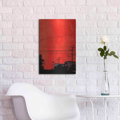 Luxe Metal Art 'Cars 12' by Giuseppe Cristiano, Metal Wall Art,16x24