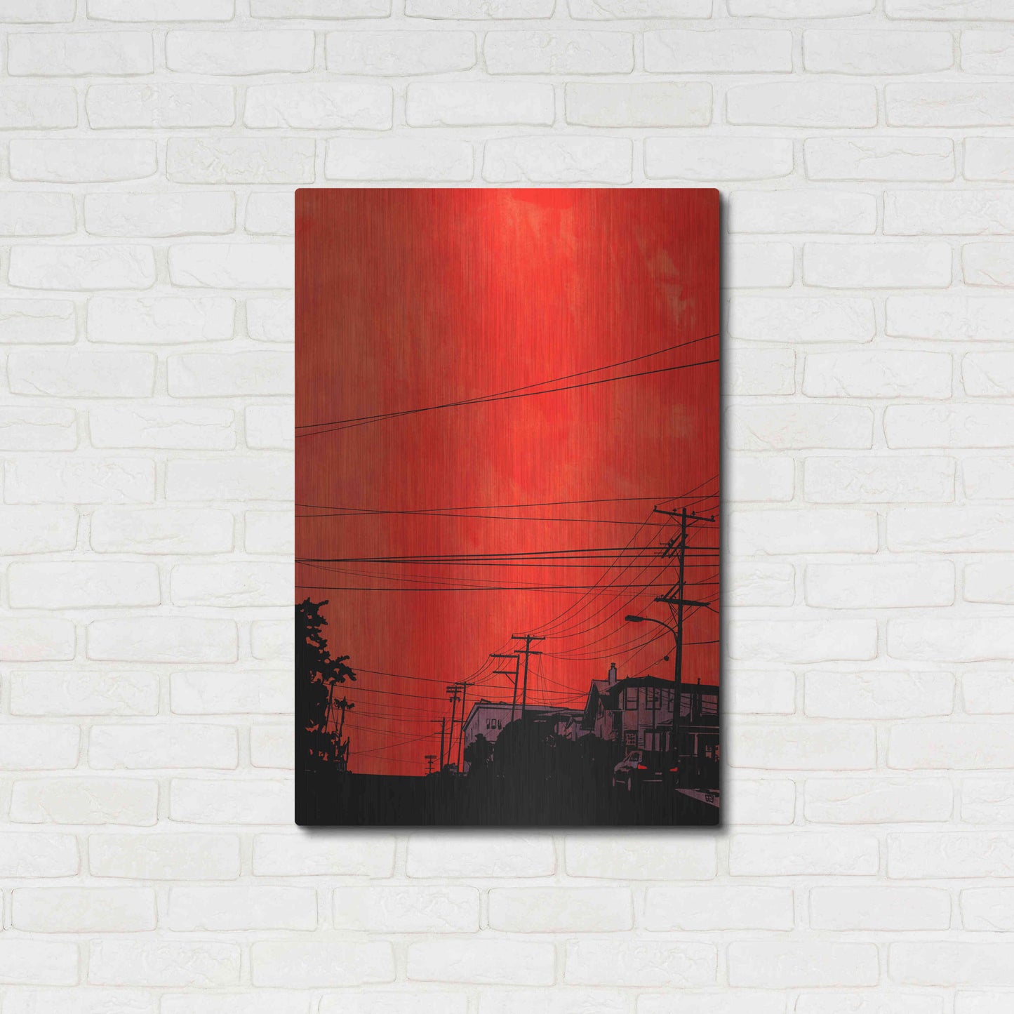 Luxe Metal Art 'Cars 12' by Giuseppe Cristiano, Metal Wall Art,24x36