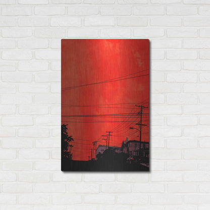 Luxe Metal Art 'Cars 12' by Giuseppe Cristiano, Metal Wall Art,24x36