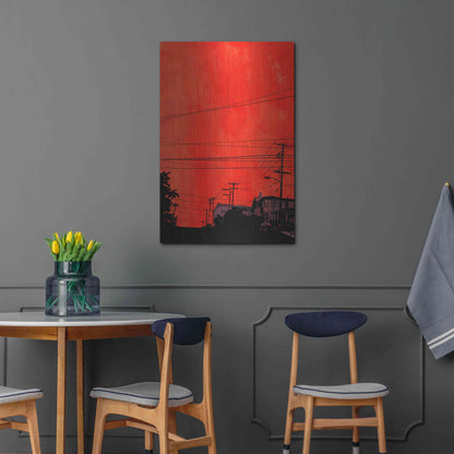 Luxe Metal Art 'Cars 12' by Giuseppe Cristiano, Metal Wall Art,24x36