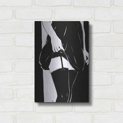 Luxe Metal Art 'Hold On' by Giuseppe Cristiano, Metal Wall Art,12x16