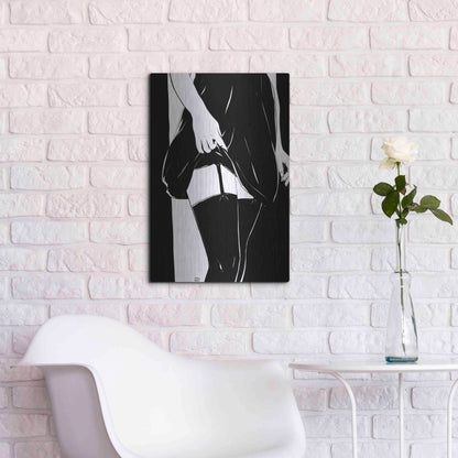 Luxe Metal Art 'Hold On' by Giuseppe Cristiano, Metal Wall Art,16x24