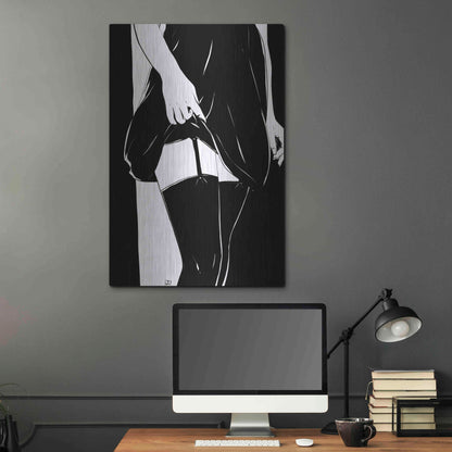 Luxe Metal Art 'Hold On' by Giuseppe Cristiano, Metal Wall Art,24x36