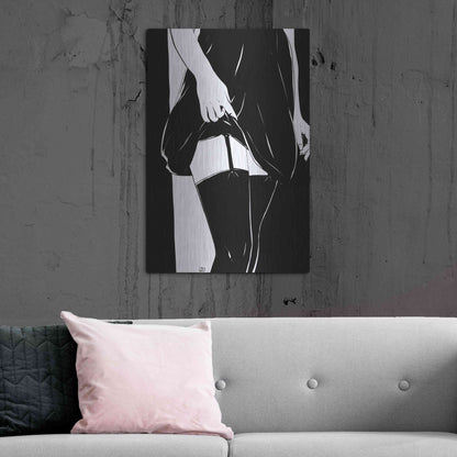 Luxe Metal Art 'Hold On' by Giuseppe Cristiano, Metal Wall Art,24x36